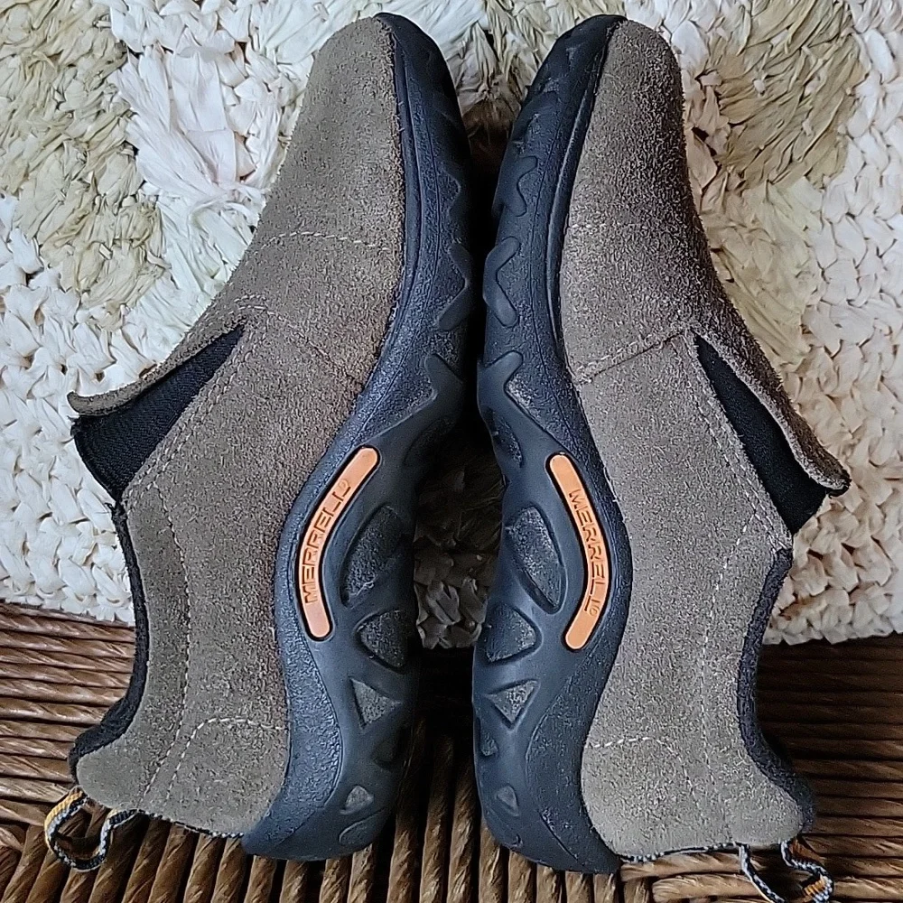 Merrell brown suede